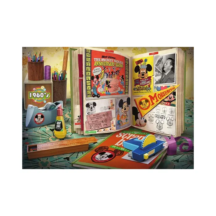 Ravensburger Mickey s Collector Edition (1960s) 1000 Piece Jigsaw Puzzle