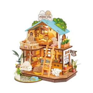 Rolife Puppys Cozy Villa DIY Miniature House