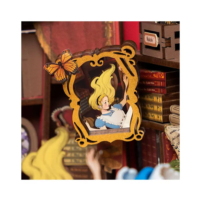 Robotime Alice Adventure DIY Book Nook Shelf Insert