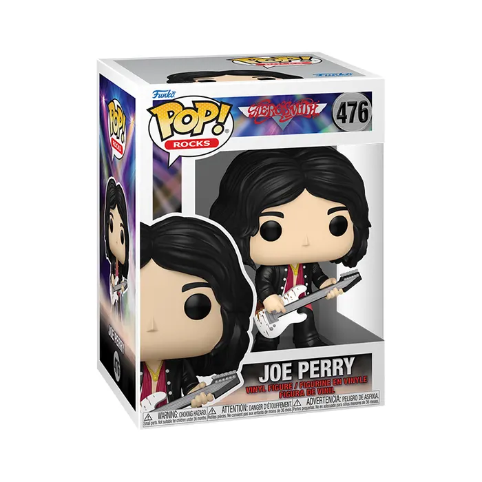 Funko Pop! Music Aerosmith Joe Perry with White Guitar