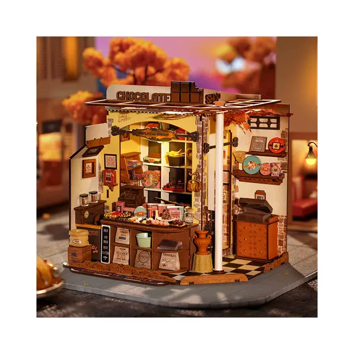 Robotime Rolife Henry’s Chocolate DIY Miniature House
