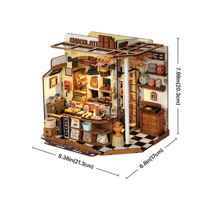 Robotime Rolife Henry’s Chocolate DIY Miniature House