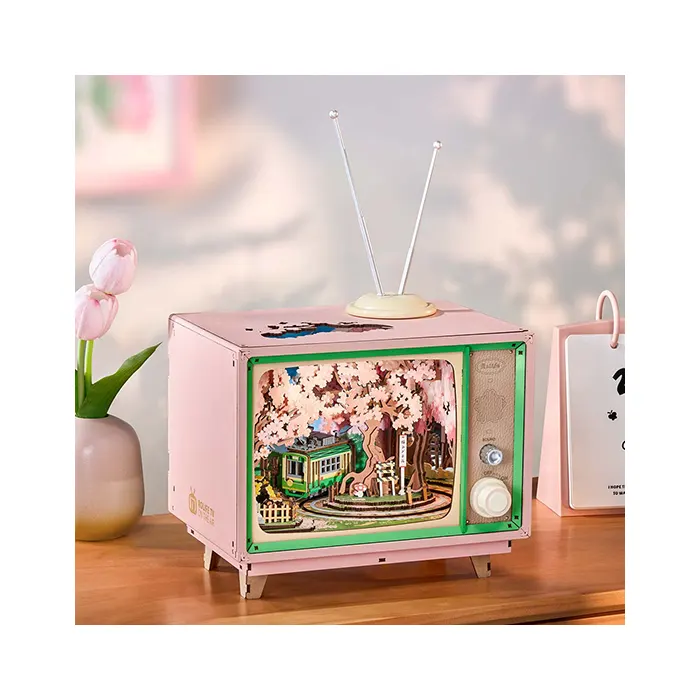 Rolife Sakura Dreamy Tour DIY Music Box 3D Wooden Puzzle | Mind