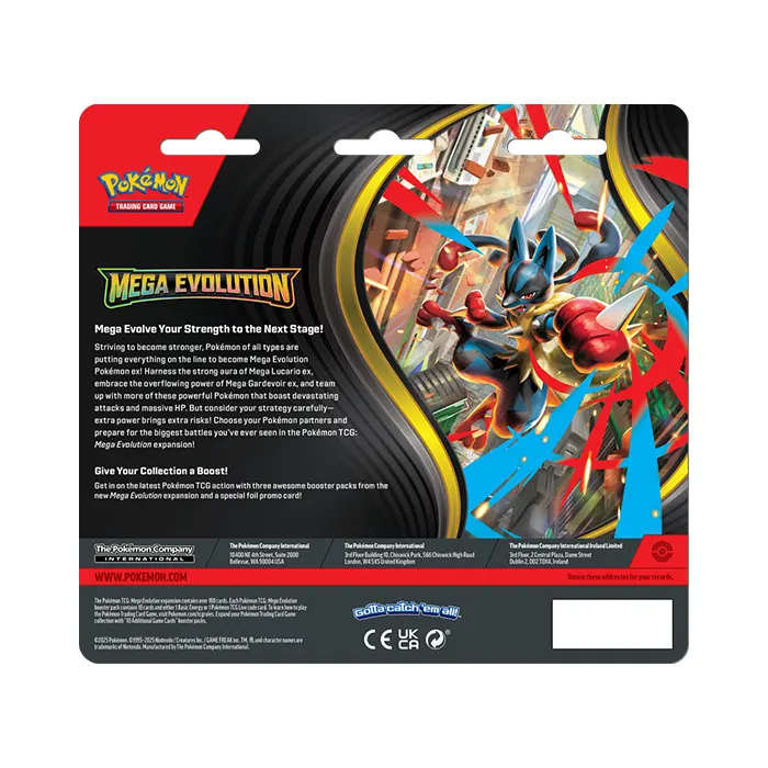 Pokemon TCG: Mega Evolution 1: 3-Booster Blister | Mind Games Canada Pokemon TCG: Mega Evolution 1: 3-Booster Blister | Mind Games Canada