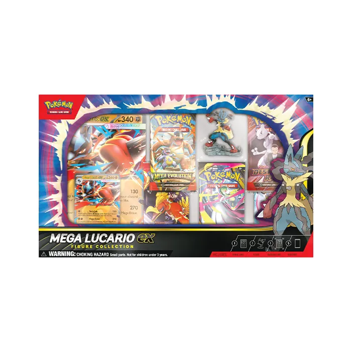 Pokémon TCG Mega Lucario Ex Figure Collection | Mind Games Canada