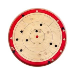 Tradeopia Round Crokinole Board Game