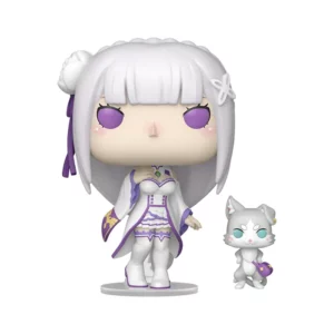 Funko Pop & Buddy Animation ReZERO − Starting Life in Another World Emilia with Puck