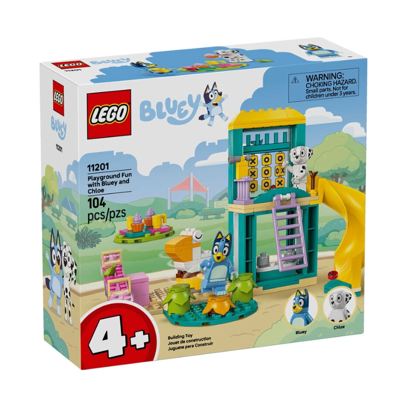 LEGO Bluey Playground Fun with Bluey and Chloe 104 Pieces