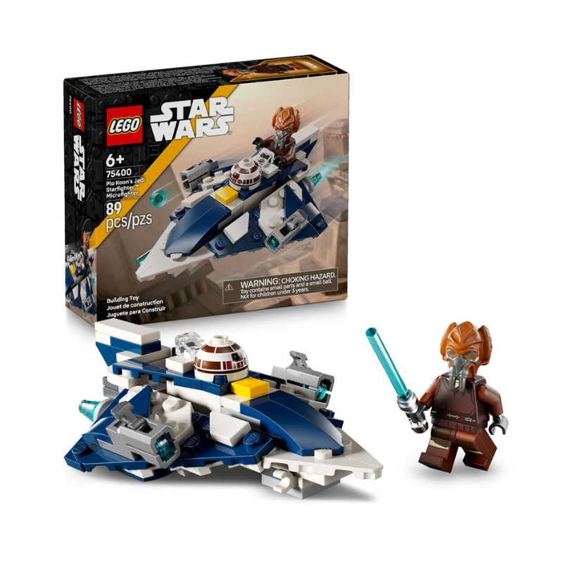 LEGO Star Wars Plo Koon’s Jedi Starfighter Microfighter 89 Pieces