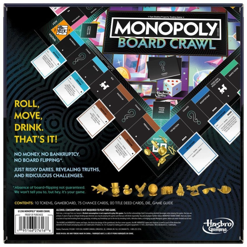 Monopoly Board Crawl – Adult Party Game (Ages 21+)