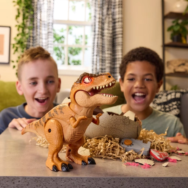 Jurassic World Primal Hatch Interactive T-Rex Toy Dinosaur & Egg