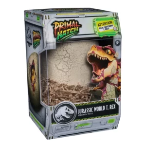 Jurassic World Primal Hatch Interactive T-Rex Toy Dinosaur & Egg