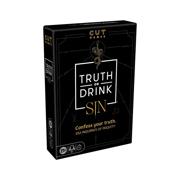 Truth or Drink Sin Edition Party Game