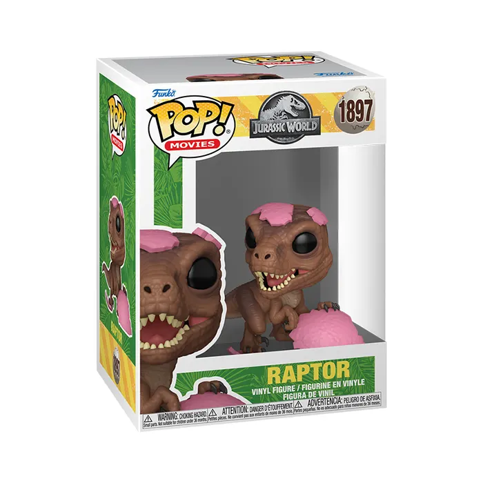 Funko Pop! Movies Jurassic Park Raptor (Pink Egg)