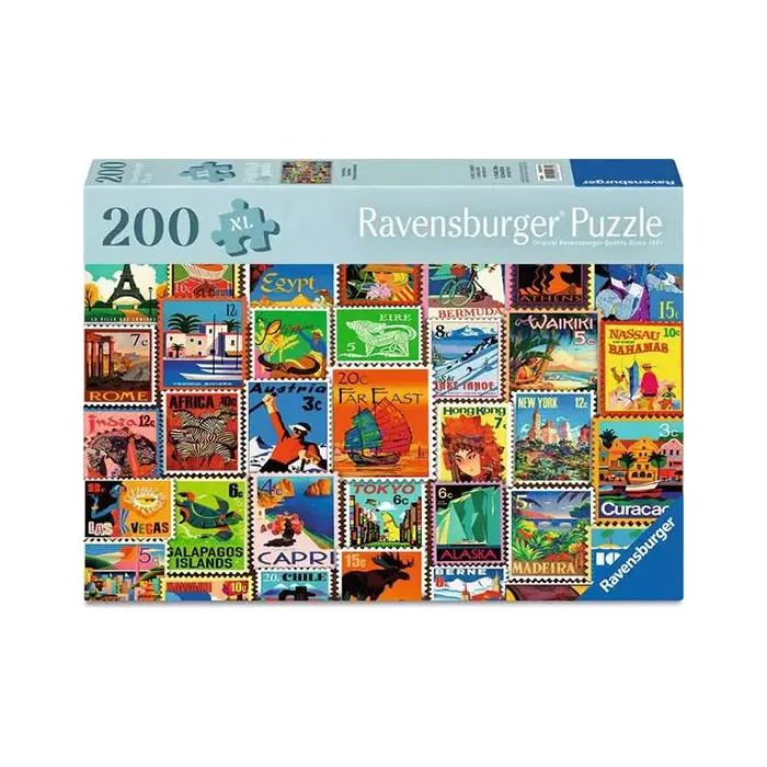 Ravensburger Travel Stamps 200 Piece Jigsaw Puzzle