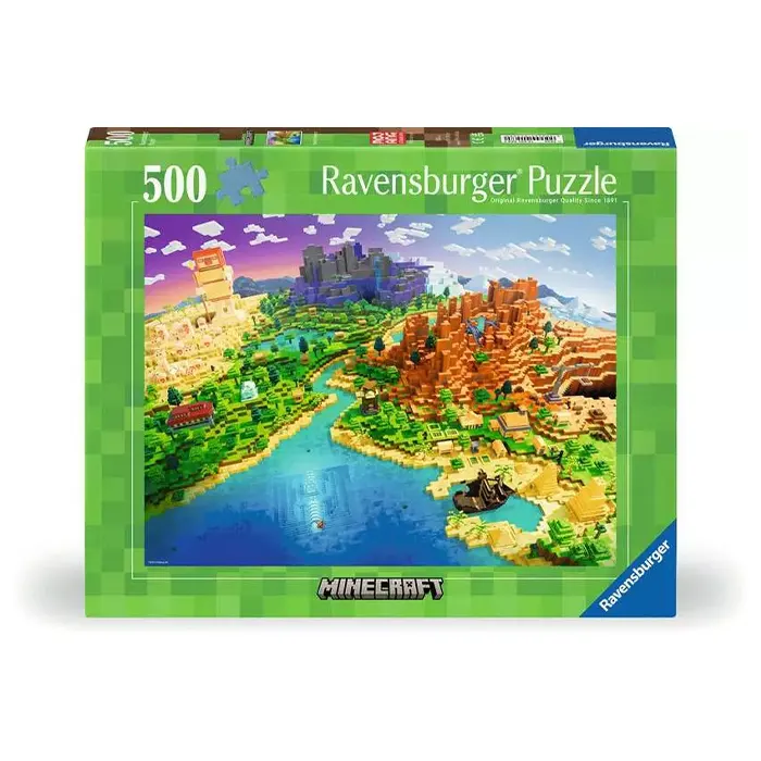 Ravensburger Minecraft 500 Piece Jigsaw Puzzle