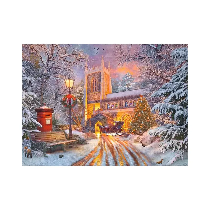 Ravensburger Glow in the Dark: Magical Christmas 500 Piece Jigsaw Puzzle