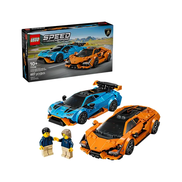 LEGO Speed Champions Lamborghini Revuelto & Huracán STO 607 Pieces