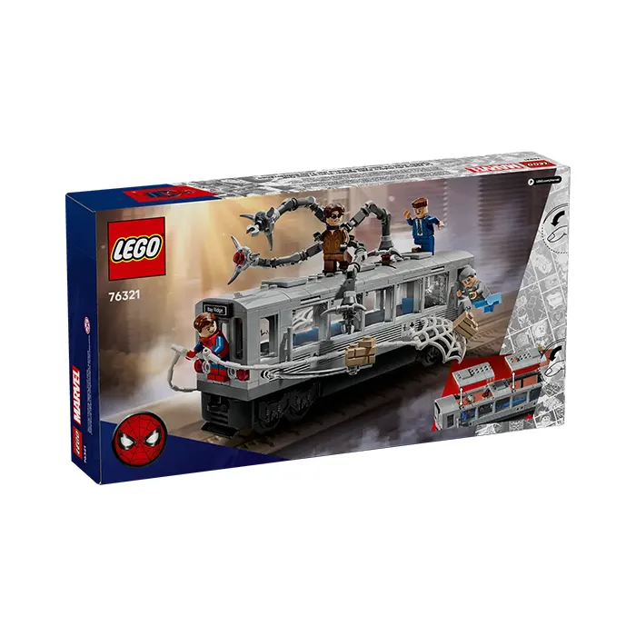 LEGO Marvel Spider-Man vs. Doc Ock Subway Train Scene 393 Pieces
