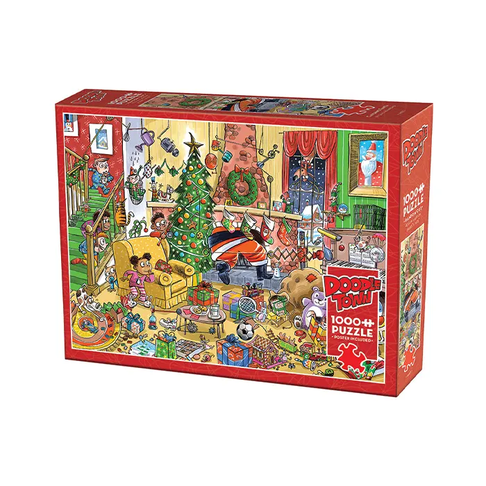 Cobble Hill DoodleTown: Catching Santa 1000 Piece Jigsaw Puzzle