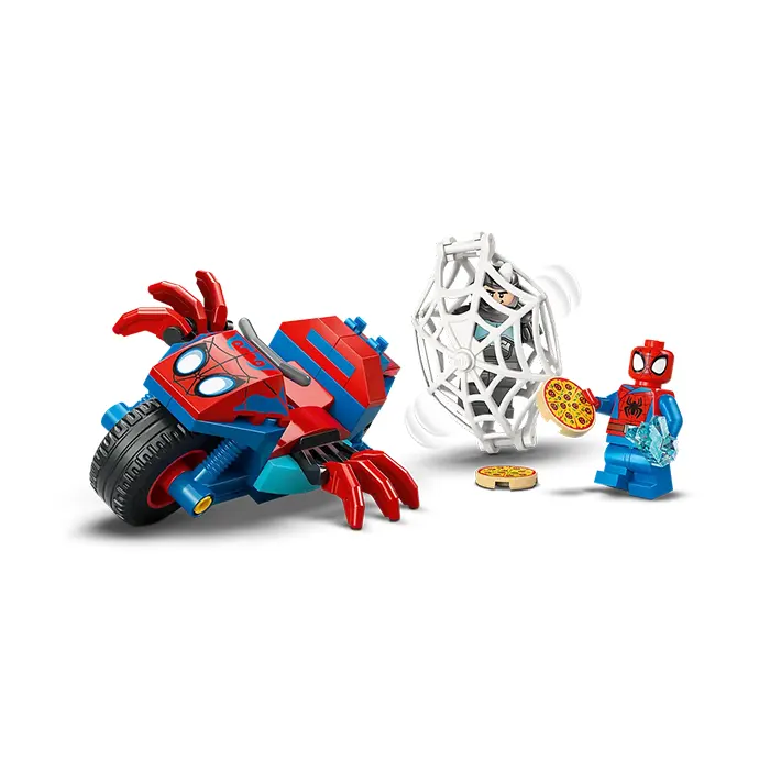 LEGO Marvel Spider-Man Spidey on his Motorcycle vs. Rhino 61 Pieces