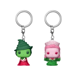 Funko Pop Keychain Elphaba Thropp & Glinda Upland (Ombre) 2-Pack