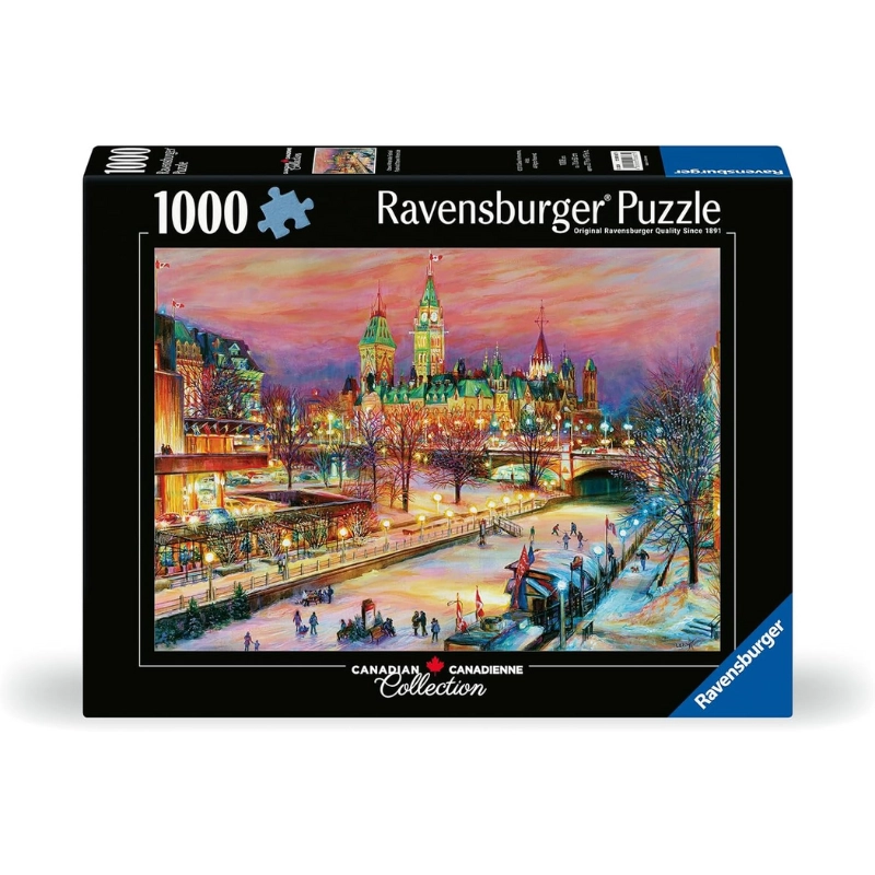 Ottawa Winterlude Festival – 1000 Piece Jigsaw Puzzle by Ravensburger