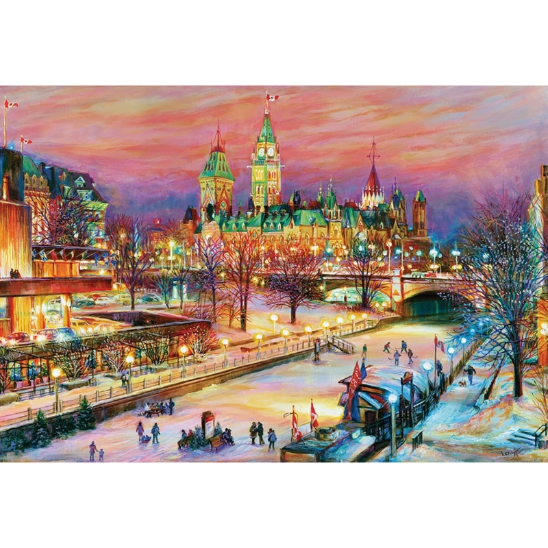 Ottawa Winterlude Festival – 1000 Piece Jigsaw Puzzle by Ravensburger