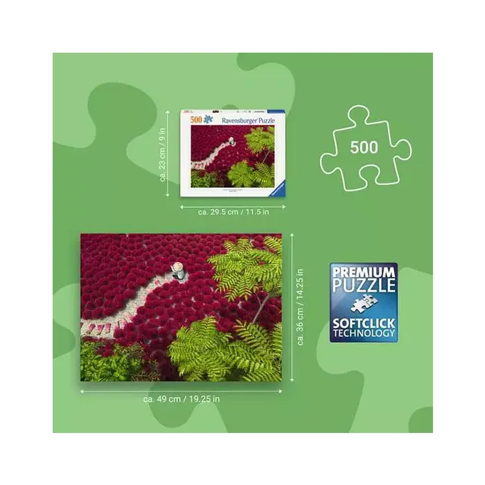 Ravensburger A Sea of Red 500 Piece Jigsaw Puzzle