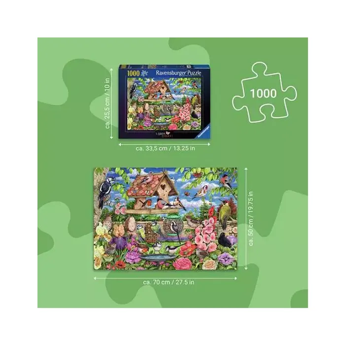 Ravensburger The Bird Table 1000 Piece Jigsaw Puzzle