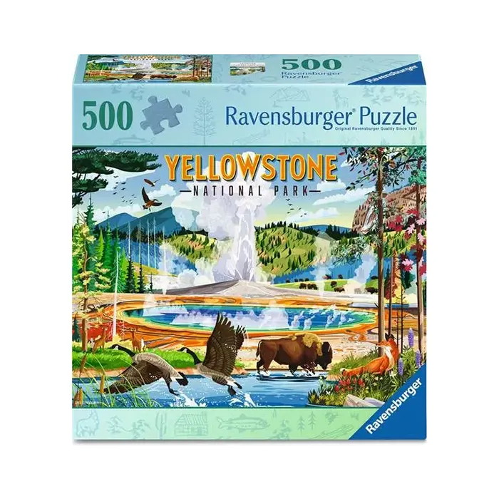 Ravensburger Yellowstone National Park 500 Piece Jigsaw Puzzle