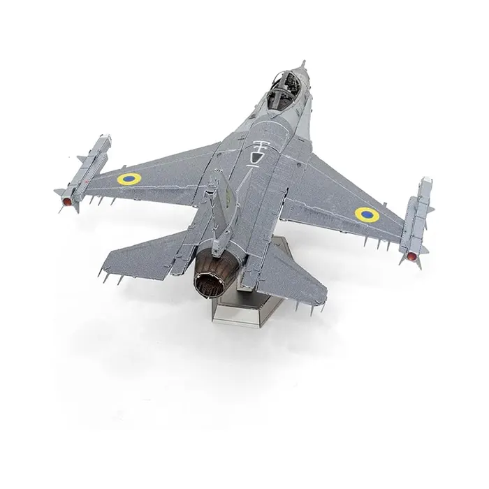 Metal Earth F-16 Fighting Falcon Ukrainian Air Force 3D Metal Model Kit