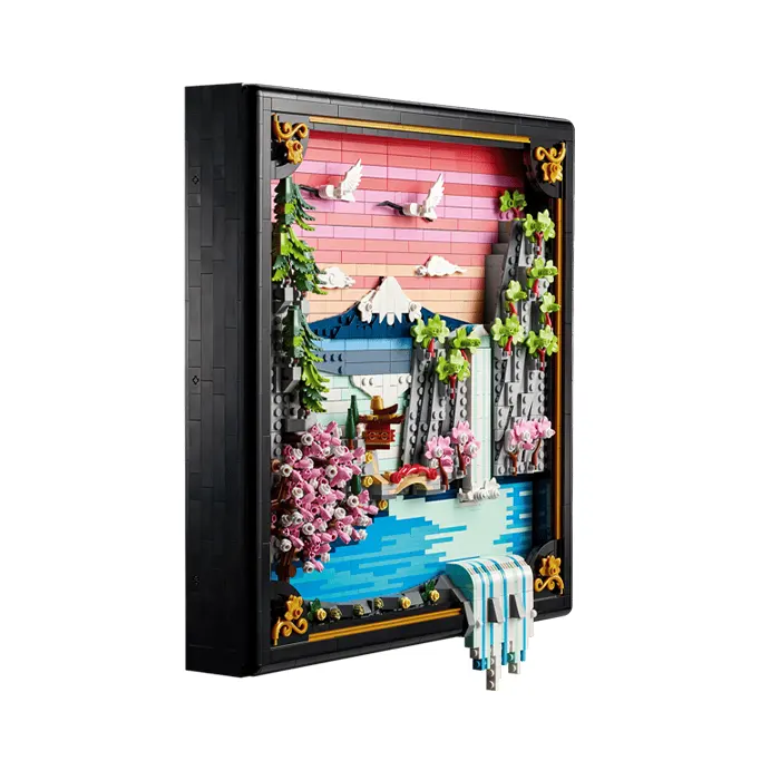 LEGO Art Japanese Cherry Blossom Landscape 1892 Pieces