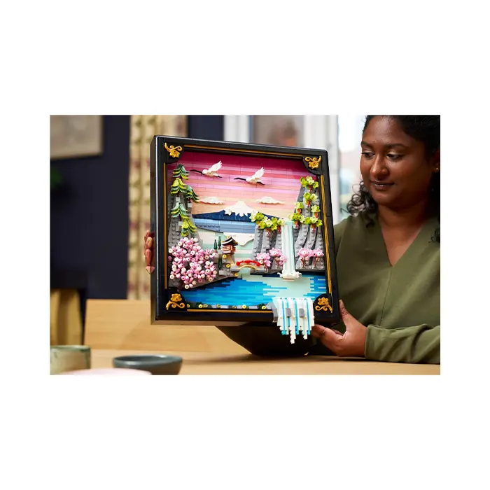 LEGO Art Japanese Cherry Blossom Landscape 1892 Pieces