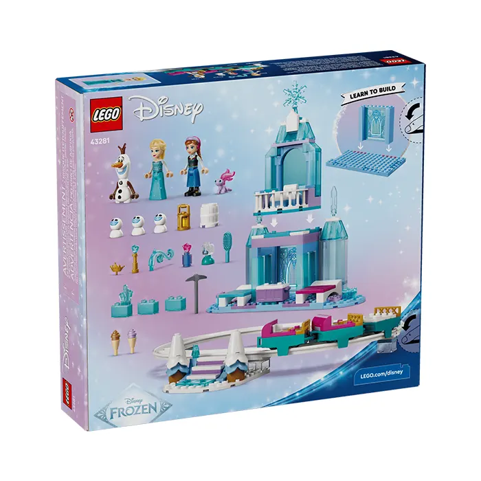 LEGO Disney Elsa’s Ice Castle & Snow Ride Adventure 216 Pieces