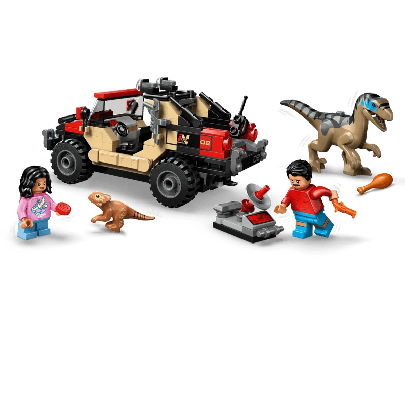 LEGO Jurassic World™ Raptor Off-Road Escape 285 Pieces