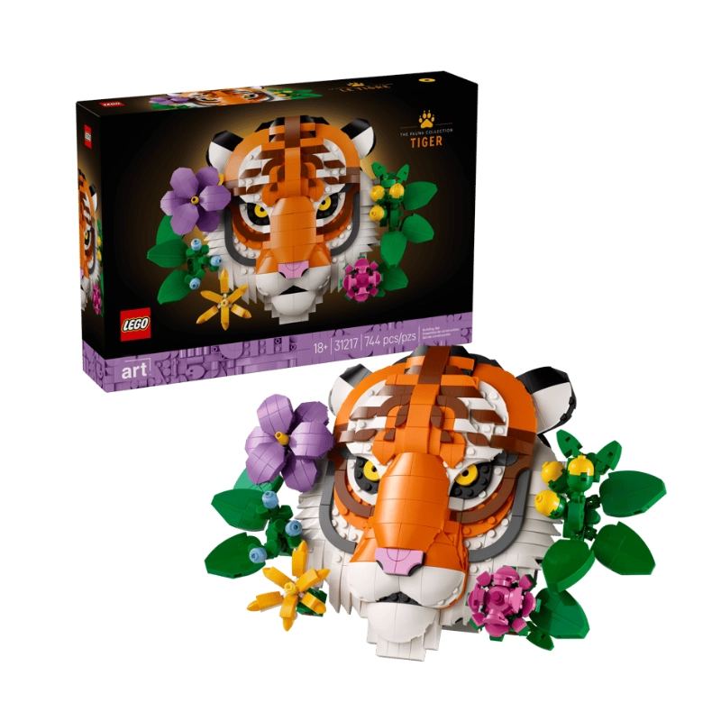 LEGO Art The Fauna Collection – Tiger 744 Pieces