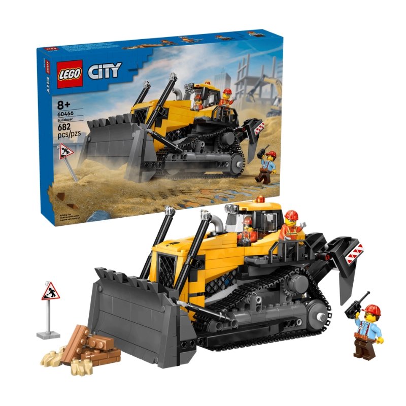 LEGO City Yellow Bulldozer 682 Pieces