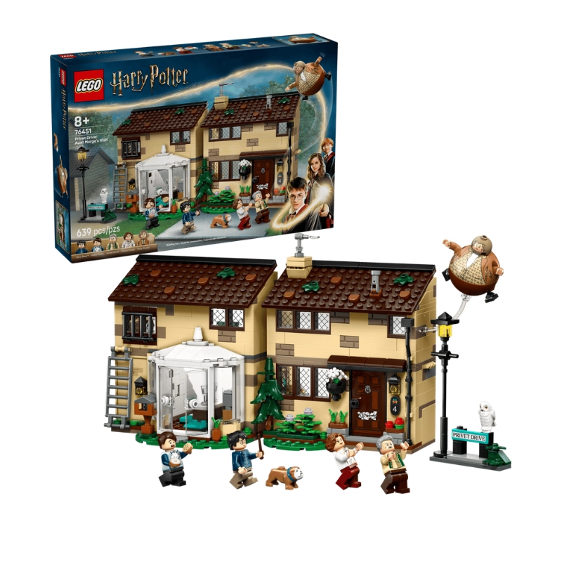 LEGO Harry Potter™ Privet Drive: Aunt Marge’s Visit 639 Pieces