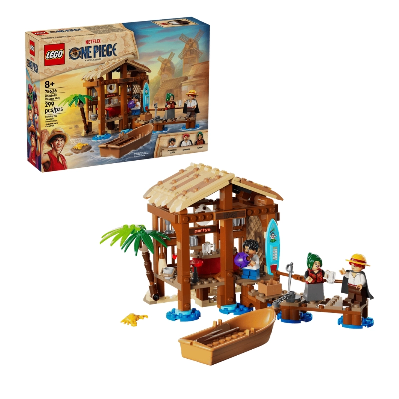 LEGO One Piece Windmill Village Hut 299 Pieces