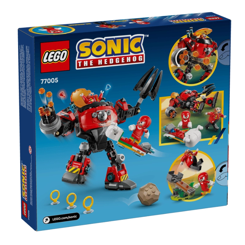 LEGO Sonic the Hedgehog™ Knuckles vs. Dr. Eggman Egg Crusher Mech 350 Pieces