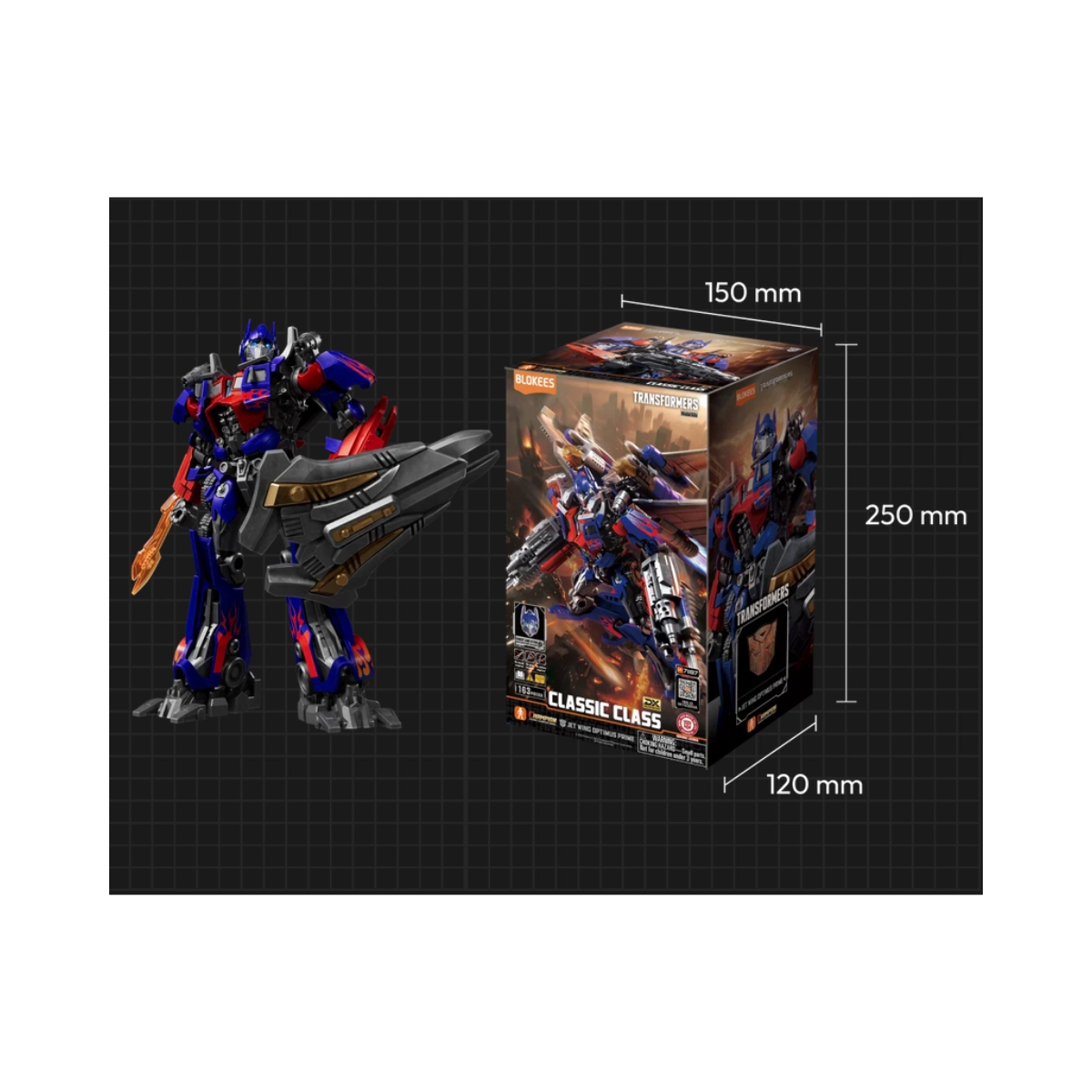 Blokees Transformers DX Classic Class 21 – Jet Wing Optimus Prime Model Kit