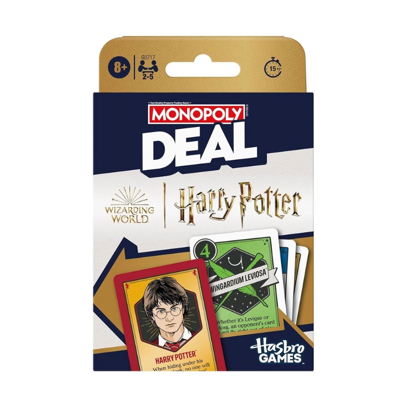 Monopoly Deal: Harry Potter Card Game | Family Games for Kids and Adults |