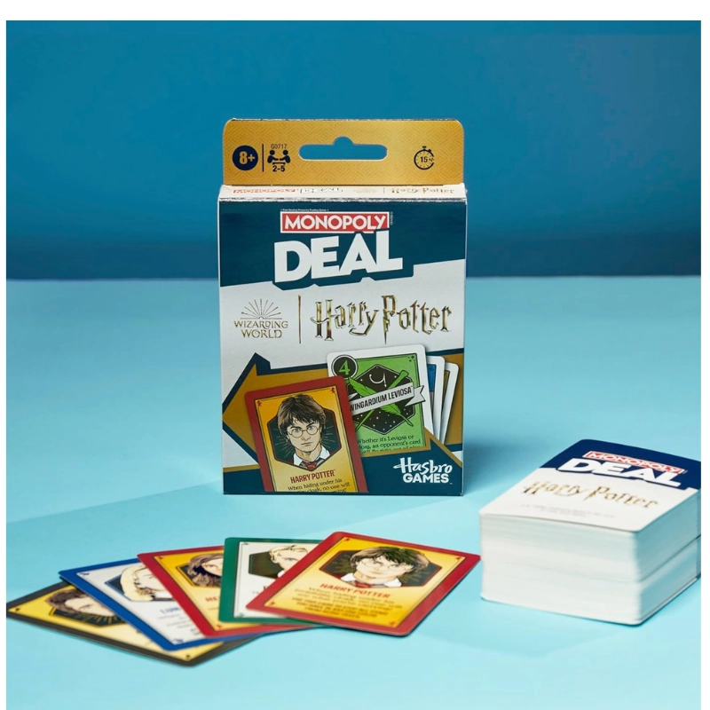 Monopoly Deal: Harry Potter Card Game | Family Games for Kids and Adults |