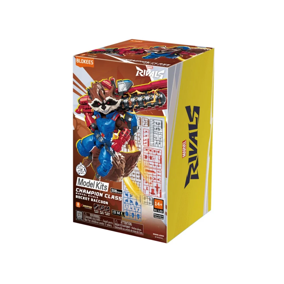 Blokees Marvel Rivals Champion Class CC09 Rocket Raccoon Model Kit