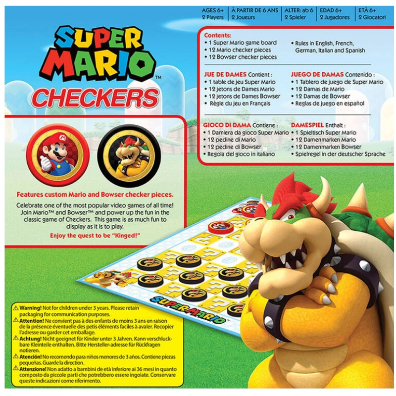 CHECKERS: Super Mario vs. Bowser