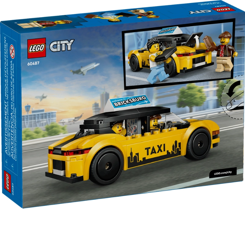 LEGO City Yellow Taxi 122 Pieces