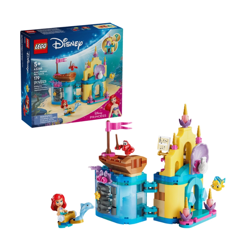 LEGO Disney™ Ariel’s Magical Mini Palace 179 Pieces