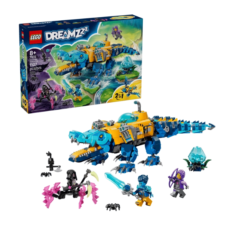 LEGO DREAMZzz™ Crocodile Submarine 1107 Pieces