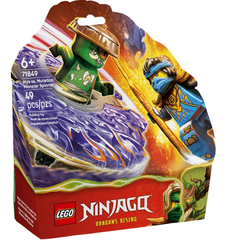 LEGO NINJAGO Nya vs. Mutation Monster Spinner 49 Pieces